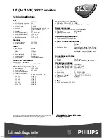 Preview for 2 page of Philips 105E19 Specifications