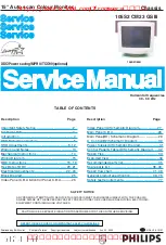 Philips 105S2 CM23 GSIII Service Manual предпросмотр