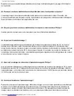 Preview for 37 page of Philips 107B3 (French) Manuel D'Utilisation