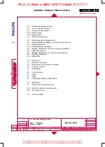 Preview for 47 page of Philips 107B50/74 Service Manual