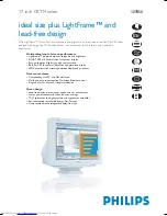 Preview for 1 page of Philips 107B50 Specifications