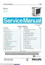 Предварительный просмотр 1 страницы Philips 107B7 Service Manual