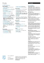 Preview for 2 page of Philips 107C64 Specification Sheet