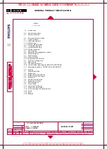 Предварительный просмотр 54 страницы Philips 107E51/87 Service Manual