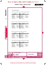 Предварительный просмотр 61 страницы Philips 107E51/87 Service Manual