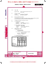 Предварительный просмотр 71 страницы Philips 107E51/87 Service Manual