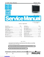 Предварительный просмотр 1 страницы Philips 107E61/00 Service Manual