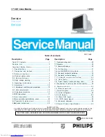 Philips 107E7 Service Manual предпросмотр