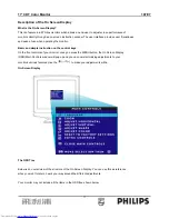 Предварительный просмотр 11 страницы Philips 107E7 Service Manual