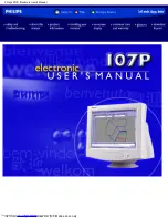 Philips 107P1099 User Manual preview