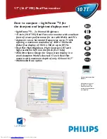 Philips 107T51 Specification Sheet preview