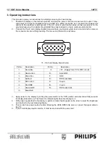 Предварительный просмотр 9 страницы Philips 107T7 Service Manual