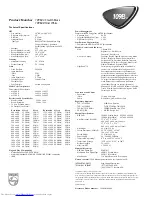 Preview for 2 page of Philips 109B4 Specifications