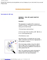 Preview for 78 page of Philips 109P4 User Manual