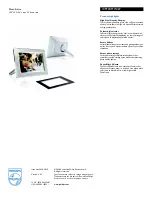 Предварительный просмотр 3 страницы Philips 10FF2CMW Specification