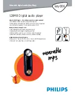 Philips 128MB Specification Sheet preview