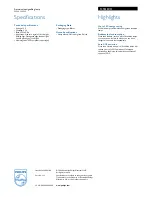 Preview for 2 page of Philips 12961ECO Specification Sheet