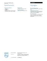 Preview for 2 page of Philips 12972ECO Specification Sheet