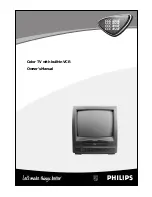 Preview for 1 page of Philips 13 IN TV-VCR COMBI CCC130AT Owner'S Manual