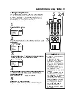 Preview for 11 page of Philips 13 IN TV-VCR COMBI CCC130AT Owner'S Manual