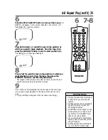 Preview for 39 page of Philips 13 IN TV-VCR COMBI CCC130AT Owner'S Manual