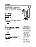 Preview for 42 page of Philips 13 IN TV-VCR COMBI CCC130AT Owner'S Manual