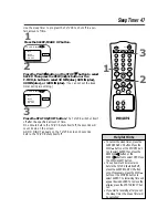 Preview for 47 page of Philips 13 IN TV-VCR COMBI CCC130AT Owner'S Manual