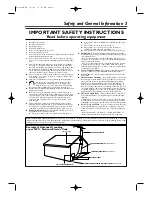 Preview for 3 page of Philips 13MC3206 - Tv/dvd Combination User Manual