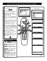 Preview for 5 page of Philips 14 IN REAL FLAT STEREO TV 14RF50S - Directions For Use Manual