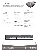 Preview for 2 page of Philips 14 PT 1347 Specifications