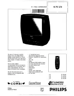 Preview for 1 page of Philips 14 PV 274 Specification Sheet