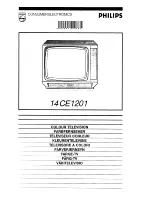 Philips 14CE1201 Operating Instructions Manual preview