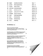 Preview for 2 page of Philips 14GR1220 Operating Instructions Manual