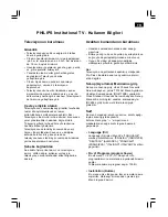 Preview for 51 page of Philips 14HT3154 Instructions For Use Manual