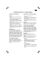 Preview for 17 page of Philips 14HT3304/05 Instructions For Use Manual