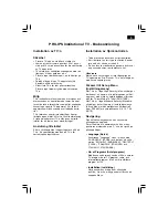 Preview for 25 page of Philips 14HT3304/05 Instructions For Use Manual