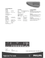 Предварительный просмотр 16 страницы Philips 14PT1324 Specifications