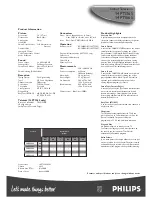 Preview for 2 page of Philips 14PT1365 Specification Sheet