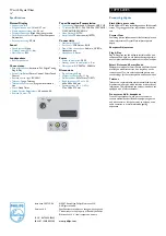 Preview for 2 page of Philips 14PT1620 Specifications