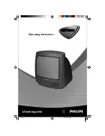 Philips 14PT2001 Operating Instructions Manual предпросмотр