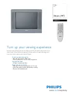 Philips 14PT2116 Specifications предпросмотр