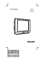 Предварительный просмотр 1 страницы Philips 14PT2117 User Manual