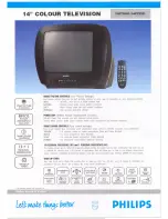 Preview for 1 page of Philips 14PT2321 Specifications