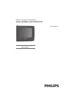 Preview for 1 page of Philips 14PT2407/V7 User Manual