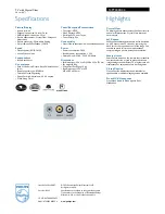 Preview for 2 page of Philips 14PT3005 Specification Sheet