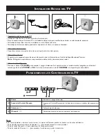 Предварительный просмотр 5 страницы Philips 14PT3132 (Spanish) Instrucciones De Operación