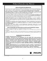 Предварительный просмотр 22 страницы Philips 14PT3132 (Spanish) Instrucciones De Operación