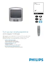 Preview for 1 page of Philips 14PT6007 Brochure