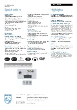 Preview for 2 page of Philips 14PT6107N Specifications