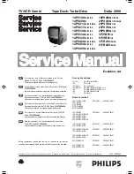 Предварительный просмотр 1 страницы Philips 14PV100/01/07/58 Service Manual